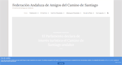 Desktop Screenshot of caminosantiagoandalucia.org