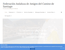 Tablet Screenshot of caminosantiagoandalucia.org
